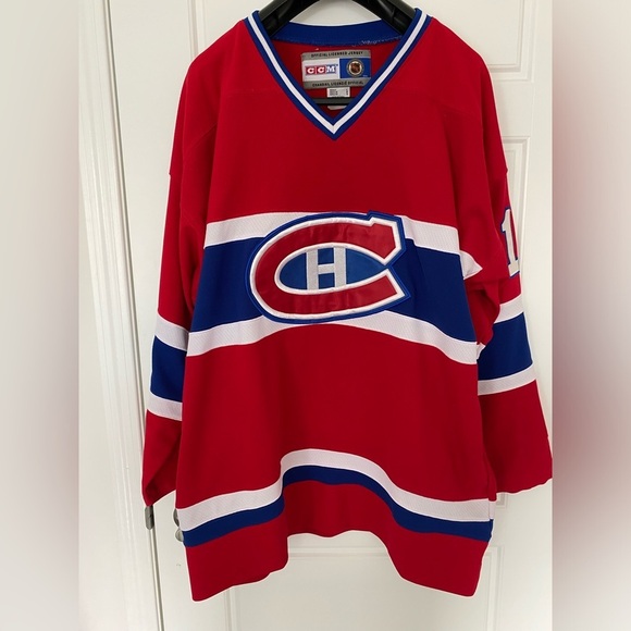 NHL MONTREAL CANADIENS SAKU KOIVU 11 Red Jersey in Large - Picture 13 of 14